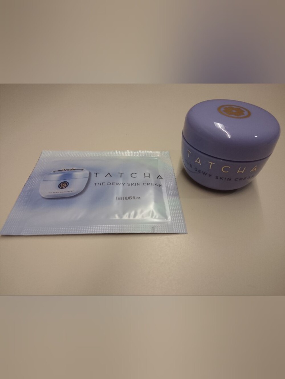 Tatcha The Dewy Skin Cream Mini 0.5 oz & Dewy Skin Cream Sample 0.03oz